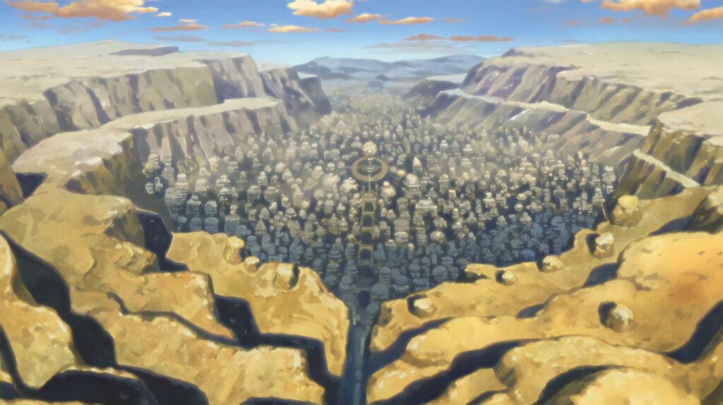 The Land of Wind in Naruto Anime by Animation Vibes