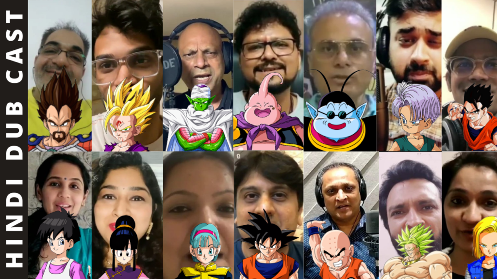 Dragon Ball Z Hindi Dub Cast - By Animation Vibes